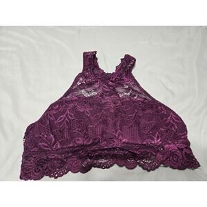 True medium women's purple lace Bralette